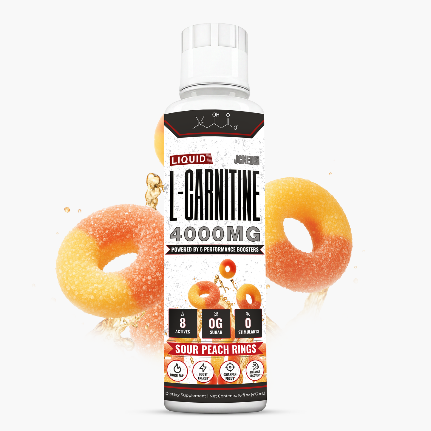 Liquid L-Carnitine 4000MG Sour Peach Ring